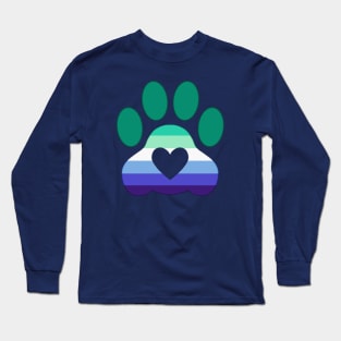 Pride Paw: Gay Man Pride Long Sleeve T-Shirt